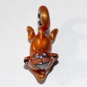 Sterling Silver Enamel Monkey Bead Charm